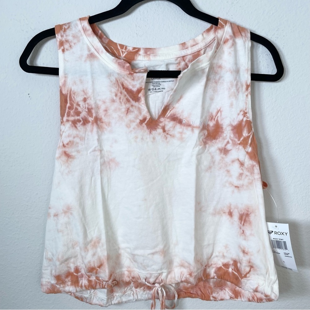 Roxy Tie-Dye Cropped Tank Top - Picture 3 of 11